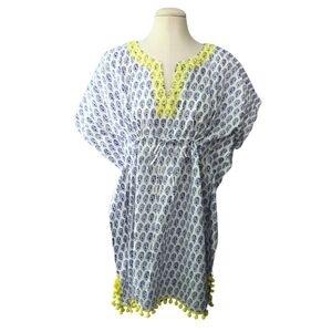 STELLA & DOT Beach Pool Swim Cover Up  Caftan Dress One Size